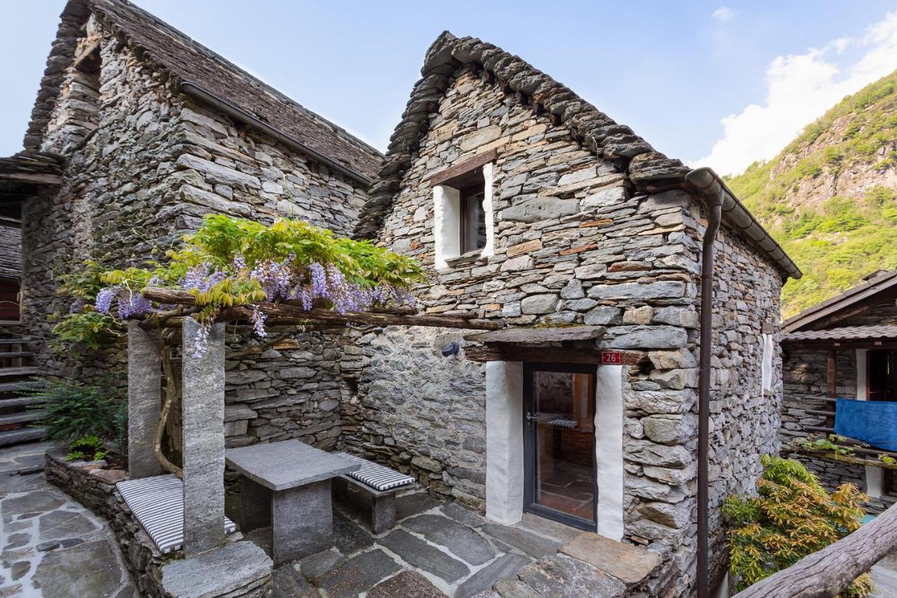 Rustici della Verzasca Ferien Wohnungen Vogorno Exterior foto