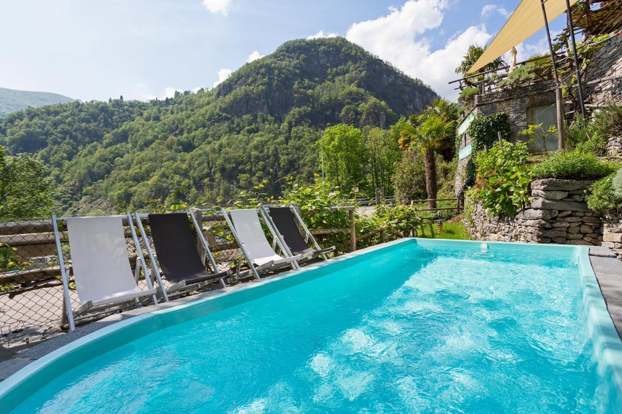 Rustici della Verzasca Ferien Wohnungen Vogorno Exterior foto