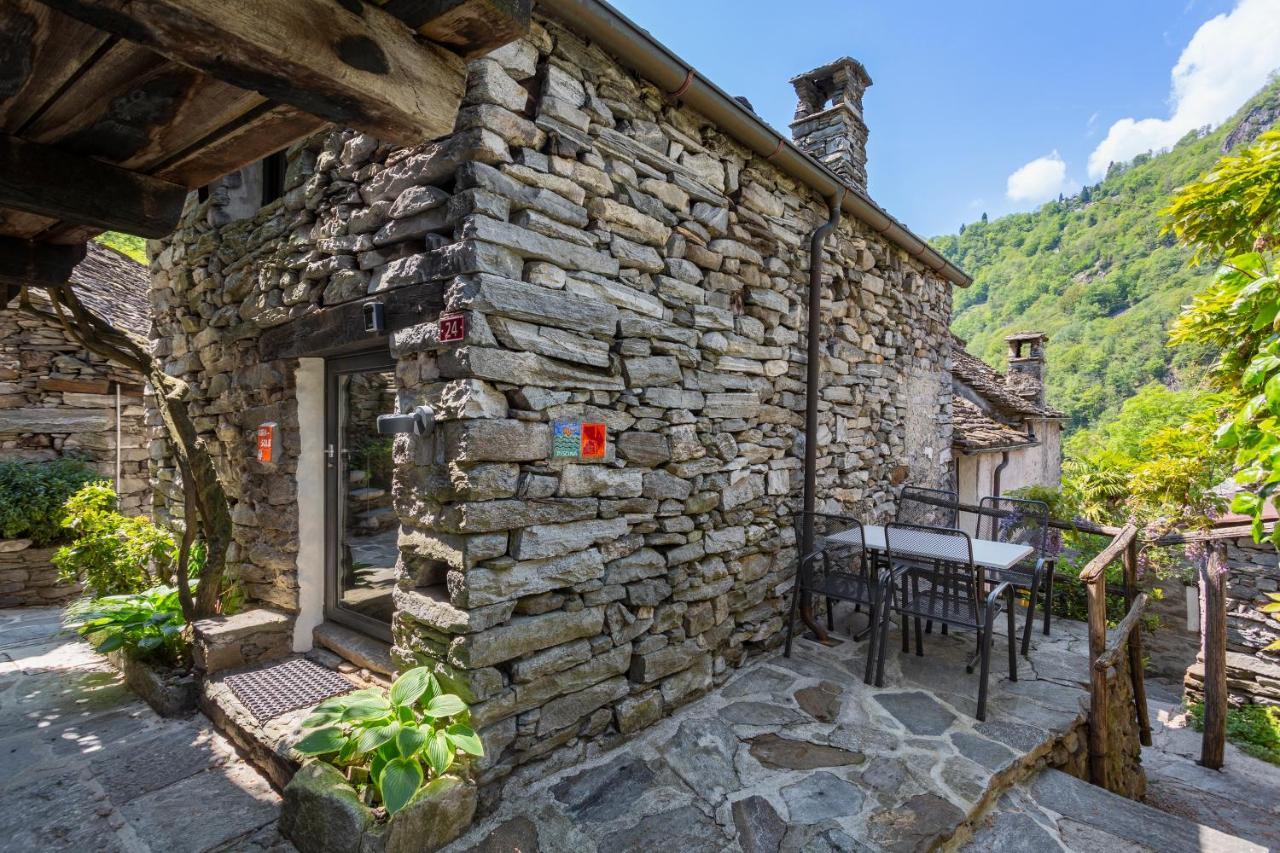Rustici della Verzasca Ferien Wohnungen Vogorno Exterior foto