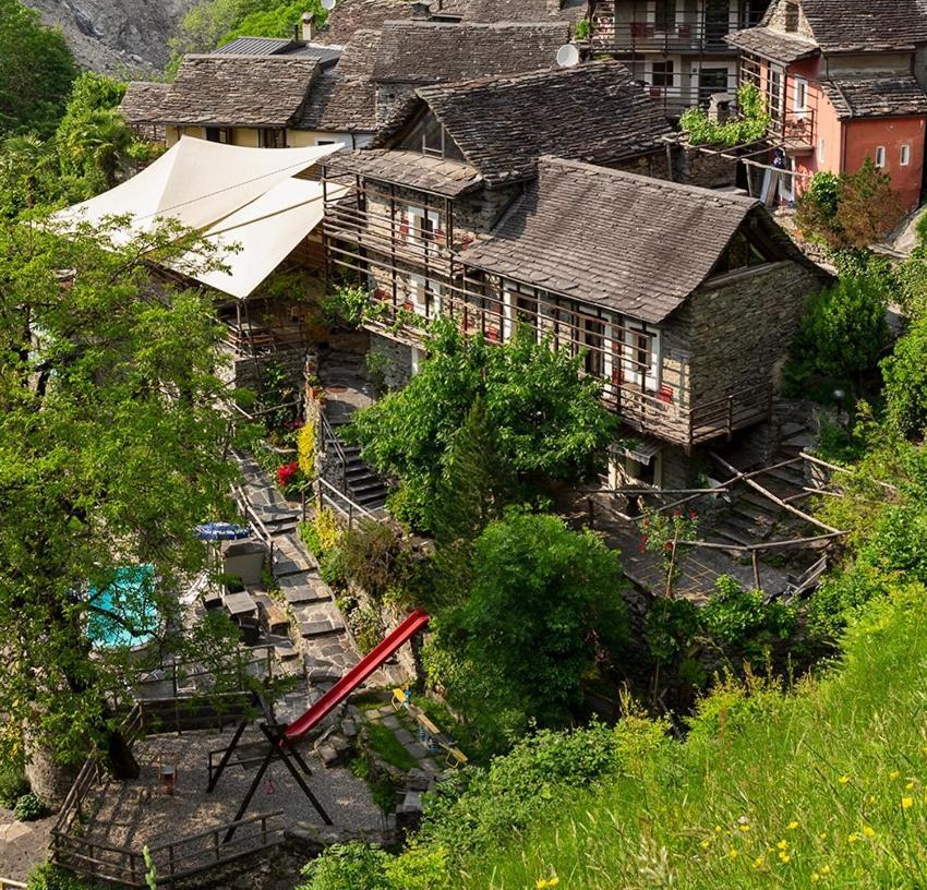 Rustici della Verzasca Ferien Wohnungen Vogorno Zimmer foto